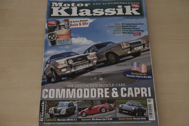 Deckblatt Motor Klassik (05/2008)